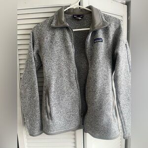 Gray Heather Patagonia zip up